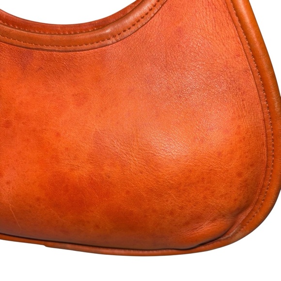 Coach | Vintage Mini Ergo Shoulder Bag | RARE Tangerine | Style 9027 | USA made - Picture 11 of 12
